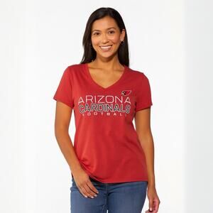 Arizona Cardinals Women’s NFL V-Neck T-Shirt – Size L NWT